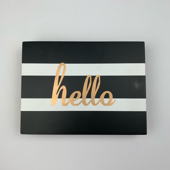 Other - Hello Wall Art Plaque